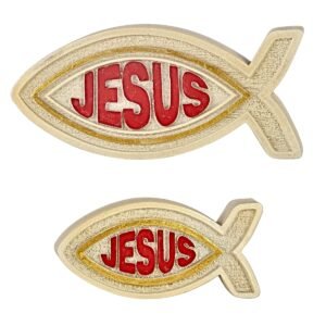 JESUS Fish - 2" & 1" Table Tops | Handcrafted Christian Religious Articles
