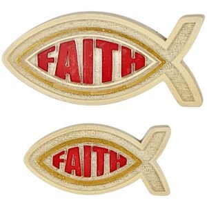 FAITH Fish - 2" & 1" Table Tops | Handcrafted Christian Religious Articles