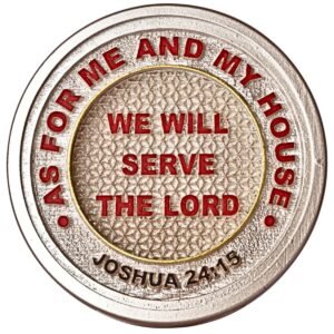 As for me and my house we will serve the Lord - 3" Table Top | Handcrafted Christian Religious Articles
