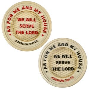 As for me and my house we will serve the Lord - 5" Table Top | Handcrafted Christian Religious Articles