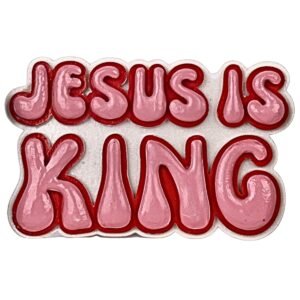 JESUS IS KING - 2" Table Top | Handcrafted Christian Religious Articles