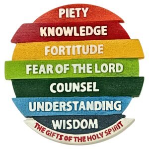 The Gifts of the Holy Spirit - 3.5" Table Top | Handcrafted Christian Religious Articles