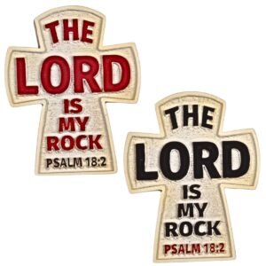 The Lord is my rock - 2" Table Top | Handcrafted Christian Religious Articles