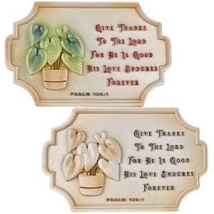 Give thanks to the Lord - 3.75" Table Top | Handcrafted Christian Religious Articles