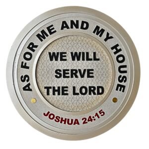 As for me and my house we will serve the Lord - 12" Wall Hanging decor | Handcrafted Christian Religious Articles