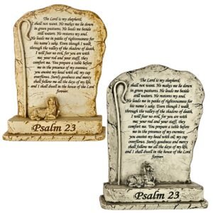 Psalm 23 - 9.5" Table Top | Handcrafted Christian Religious Articles