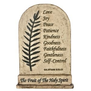 Fruits of the Holy Spirit - 5.75" Table Top | Handcrafted Christian Religious Articles
