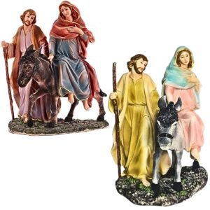 Way to Bethlehem - 7.75" Statue | Handcrafted Christian Religious Articles