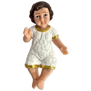 Baby Jesus - 3.5" Statue‚ Crib | Handcrafted Christian Religious Articles