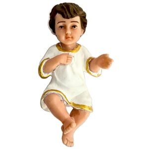 Baby Jesus - 2.5" Statue‚ Crib | Handcrafted Christian Religious Articles