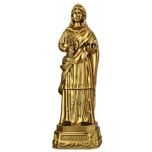 St. Lucia - 8" Statue | Handcrafted Christian Religious Articles