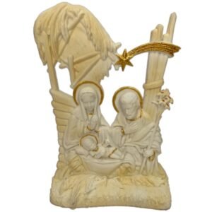 Nativity Crib - 4" Tabletop | Handcrafted Christian Religious Articles